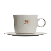 Caneca Daybreak Cappuccino com Pires Ash Bronze | 192ML