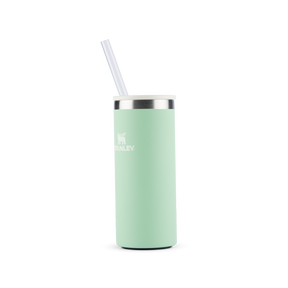 Can Cooler Slim com canudo Pistachio | 296ML