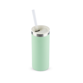 Can Cooler Slim com canudo Pistachio | 296ML