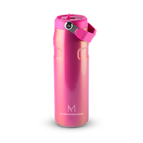 Garrafa Térmica Aerolight Flip Straw Vitória Marchezini Stanley Dazzle Pink Shimmer | 710ML