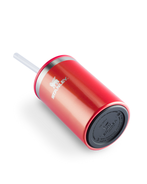 Can Cooler com canudo Stanley Apple Shimmer | 296ML
