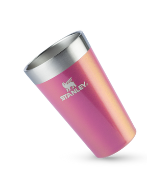 Copo Térmico de Cerveja Stanley Dazzle Pink Shimmer  | 473ml
