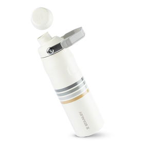 Garrafa Térmica Aerolight Fast Flow Varsity Cream Ash Stripes | 710ml