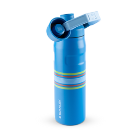 Garrafa Térmica Aerolight Fast Flow Varsity Azure Stripes | 710ml