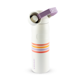 Garrafa Térmica Aerolight Fast Flow Varsity Cream Lilac Stripes | 710ml