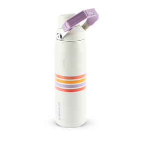 Garrafa Térmica Aerolight Fast Flow Varsity Cream Lilac Stripes | 710ml