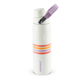 Garrafa Térmica Aerolight Fast Flow Varsity Cream Lilac Stripes | 710ml