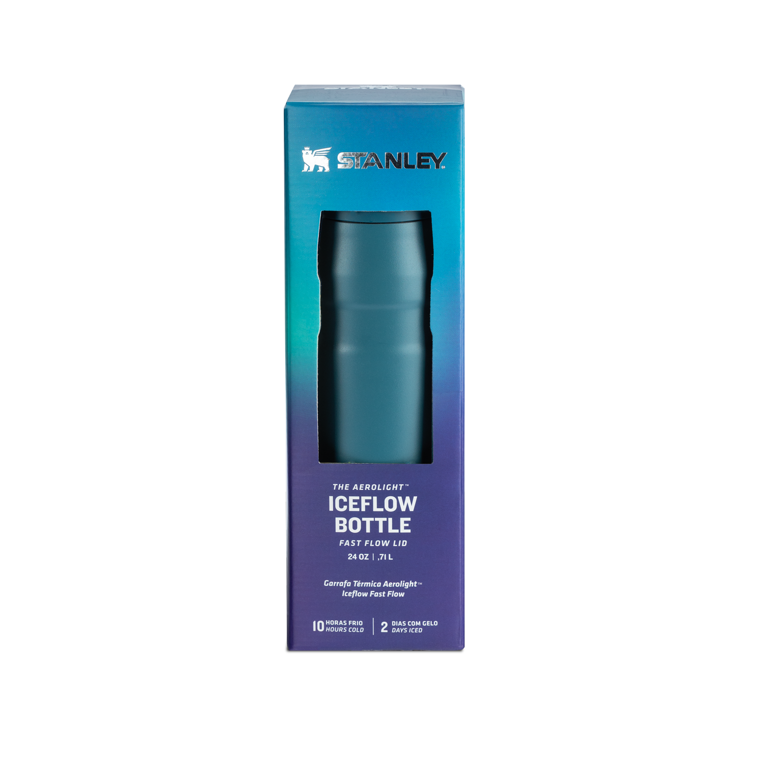 Garrafa Térmica Aerolight Fast Flow Coastal Teal New Frequency | 710ml