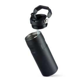 Garrafa Térmica Aerolight Flip Straw Black | 473ml