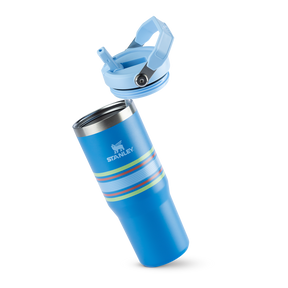 Tumbler Térmico Flip Straw Varsity Azure Stripes | 887ml