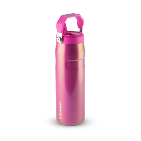 Garrafa Térmica Aerolight Flip Straw Stanley Dazzle Pink Shimmer | 710ML
