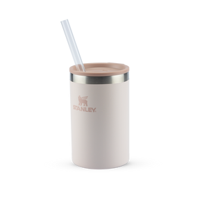Can Cooler com canudo Rose Quartz | 296ML
